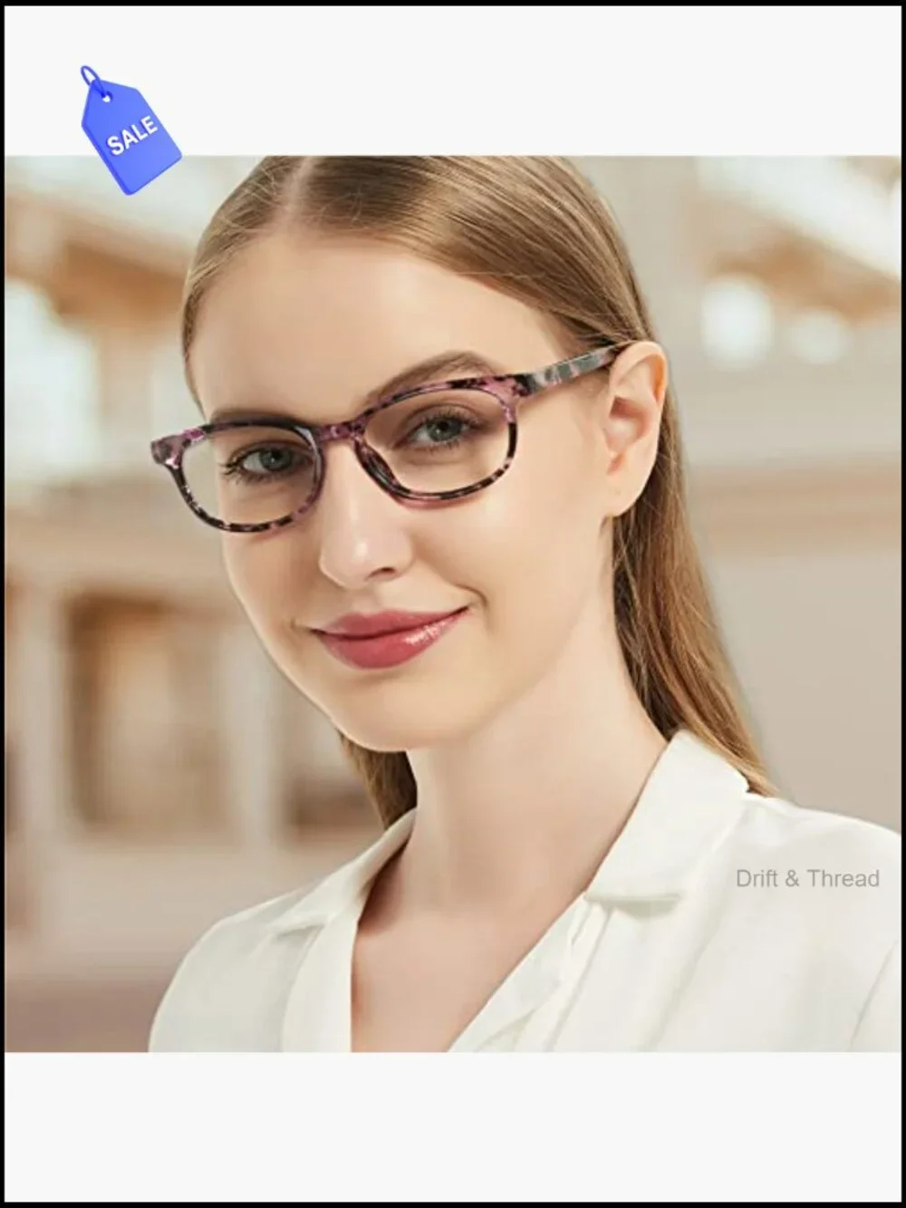 4 Pack Reading Glasses for Women +2.5 Strength Readers with Case